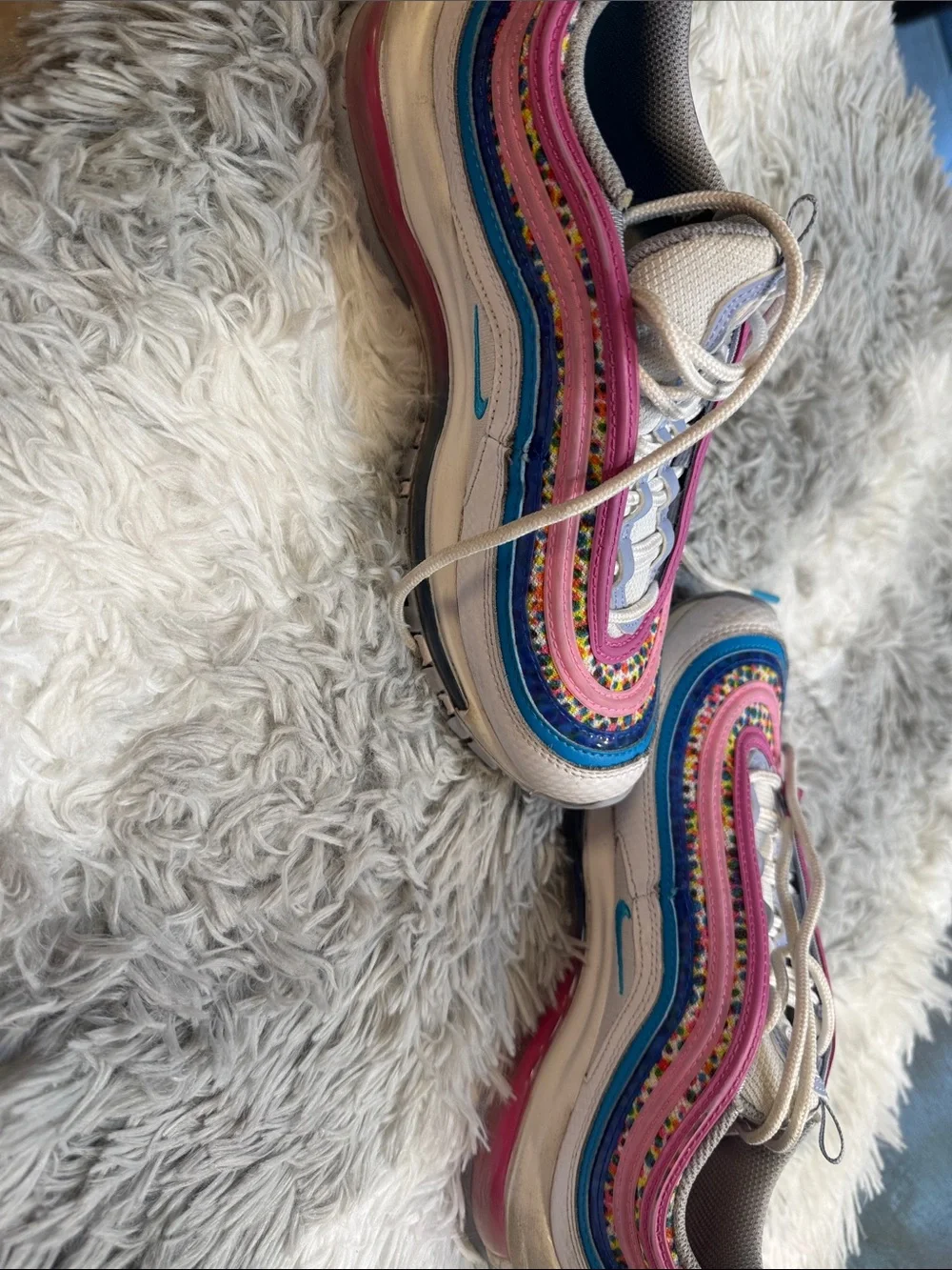 Nike Women’s Pink, Blue & Beige Multicolor Runner Sneakers